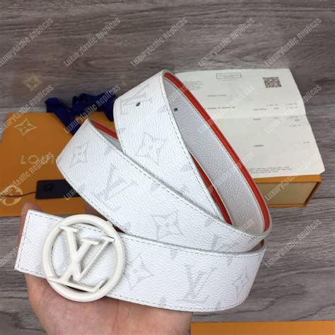 cintura louis vuitton bianca uomo